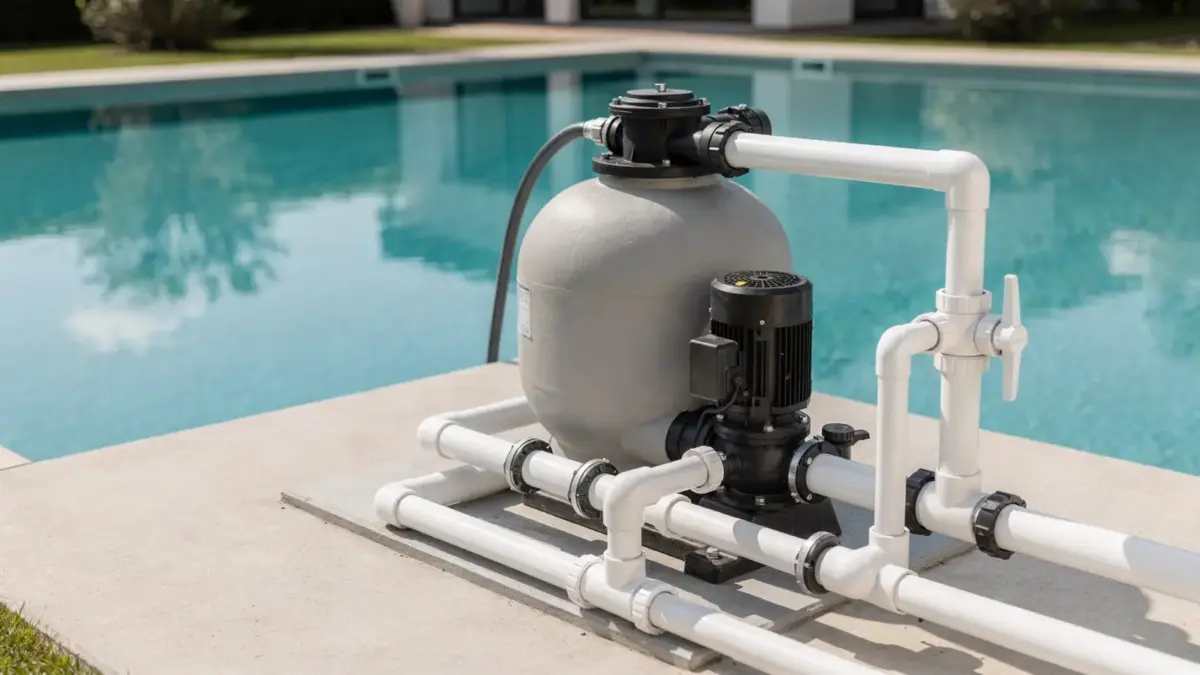 Poolpumpe und Filteranlage am Schwimmbad: Laufzeit der Poolpumpe im technischen Bereich