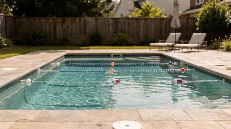 Pool mit mehreren Personen als Beispiel für die richtige Pool-Nutzeranzahl